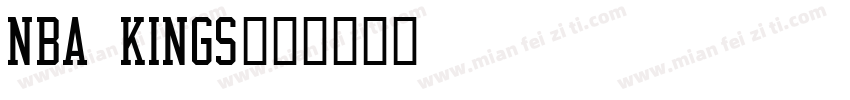 NBA Kings字体转换
